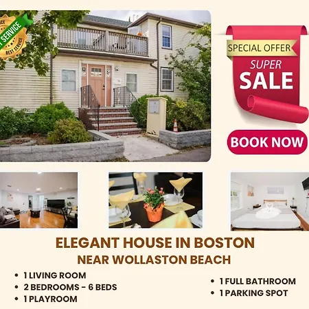 74L - 2Br Quincy - Cozy Couple Hideout Near Wollaston Beach